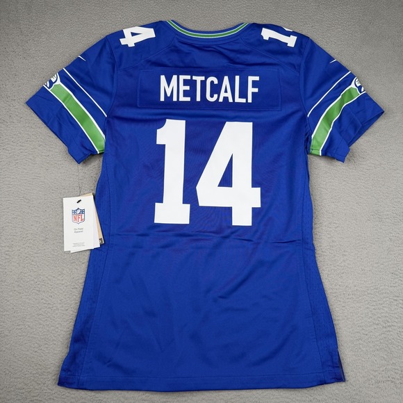 Nike Tops - DK Metcalf Jersey Womens Small Seattle Seahawks Blue NFL Football Nike 14